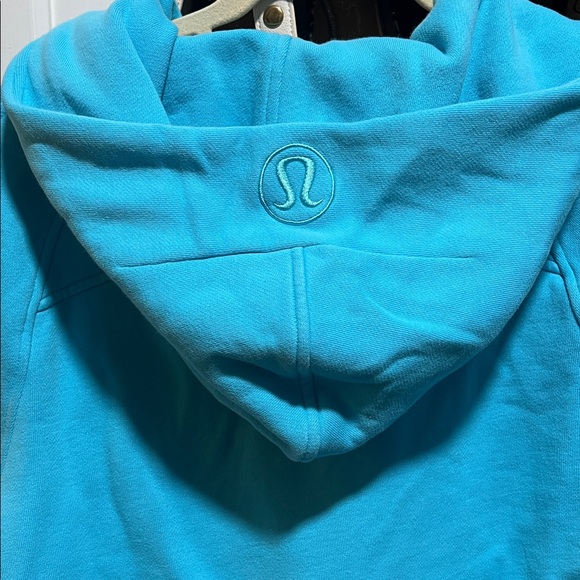 Lululemon Athletica Turquoise Scuba Half Zip Boxy Sweatshirt - Picture 7 of 7